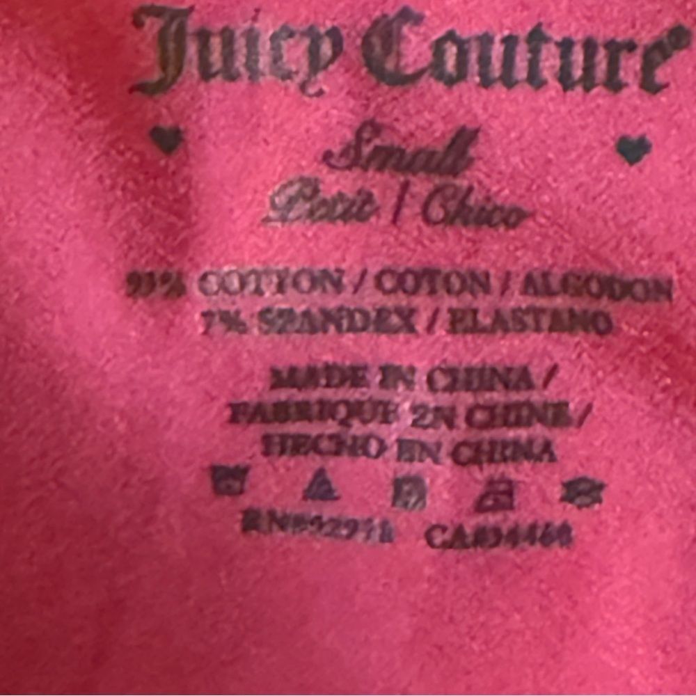 NWOT Juicy Couture Pink Ruffle Pants Size Medium - Picture 3 of 5